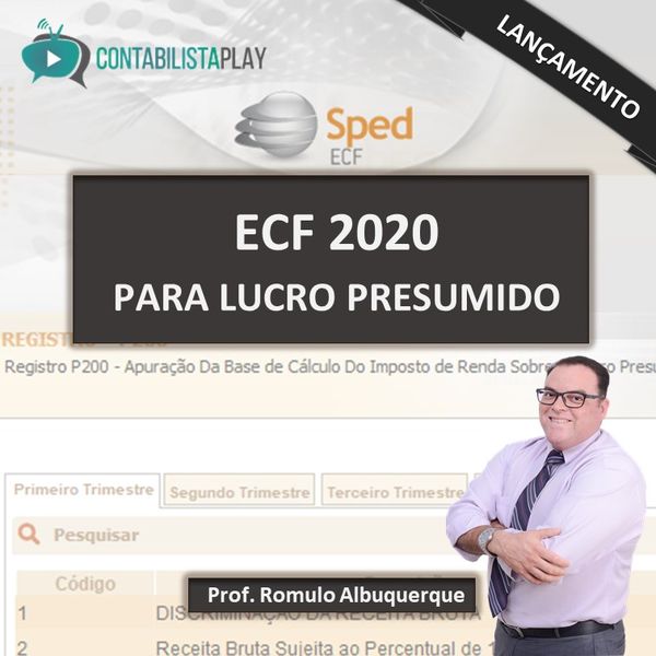 EAD - ECF 2020 - LUCRO PRESUMIDO