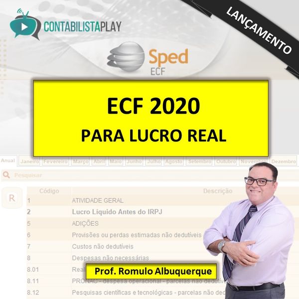 EAD - ECF 2020 - EXCLUSIVO LUCRO REAL